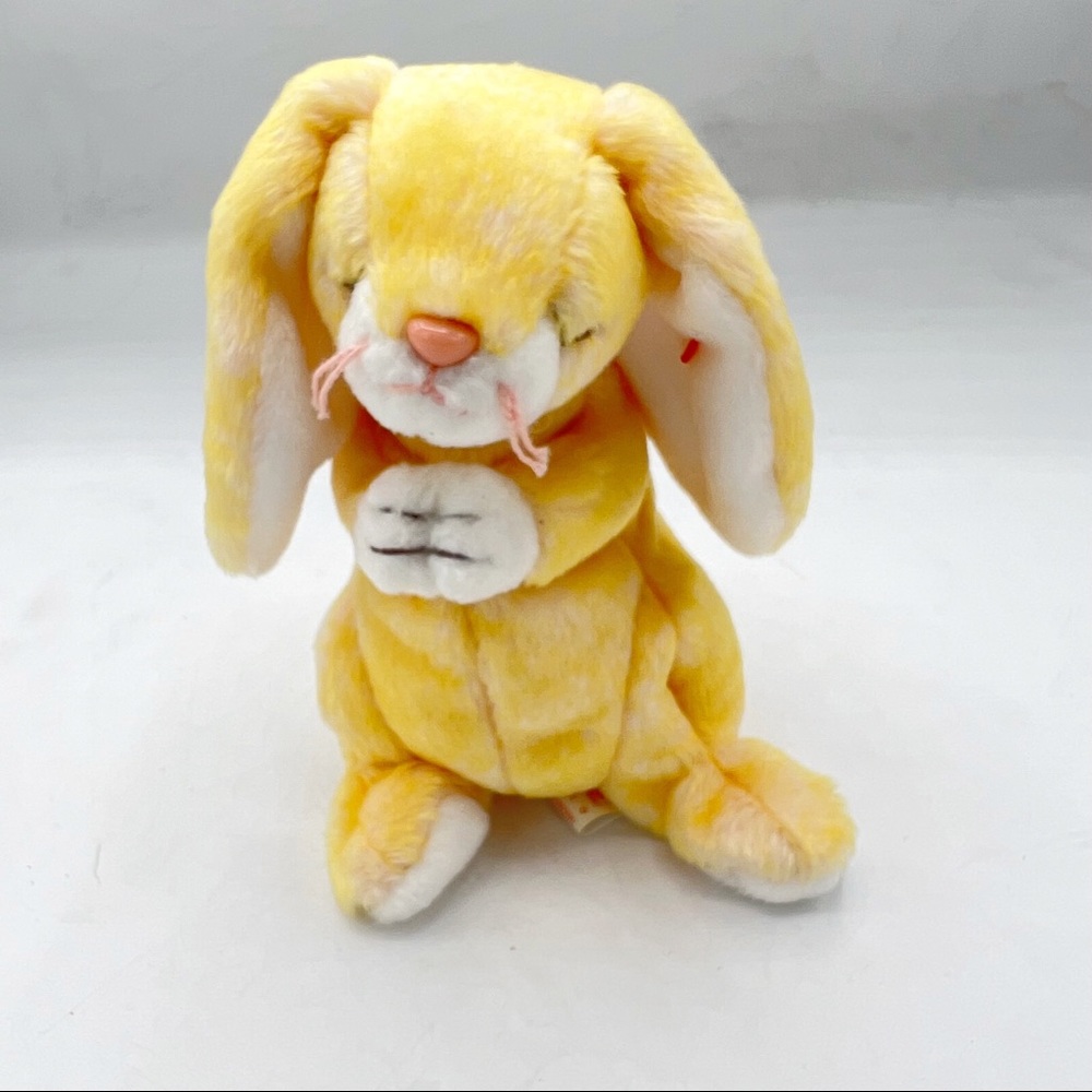 Vintage Y2K Ty 2000 Beanie Babies Grace the Praying Bunny Rabbit 6 inch Plush